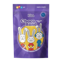Изображение товара Какао напиток ELZA Choco Band Instant Cocoa Drink с витаминами и кальцием, 200г
