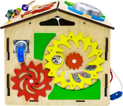 Изображение товара Игрушка развивающая ALATOYS Бизидом со светом, 26х24х23см