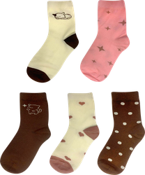 Изображение товара Носки детские INWIN Каваи р. 14–22, Арт. BTS25BO-2, 5пар