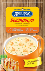 Изображение товара Суп-пюре DOSHIRAK Куриный, с сухариками, 17г