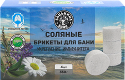 Изображение товара Соляные брикеты для бани и сауны БАЦЬКИНА БАНЯ Укрепление иммунитета, Арт. 23002, 350г
