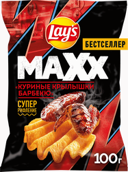 Изображение товара Чипсы картофельные LAY'S Махх Куриные крылышки барбекю, 100г