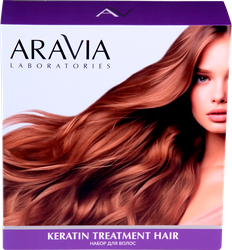 Изображение товара Набор подарочный ARAVIA LABORATORIES Keratin treatment hair для ухода за волосами и кожей головы, 560мл