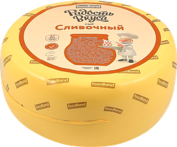 Изображение товара Сыр полутвердый РАДОСТЬ ВКУСА Сливочный 40%, без змж, весовой