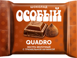 Изображение товара Шоколад Ф.КРУПСКОЙ Экстрамолочный Особый с трюфельной начинкой, 82г