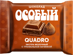 Изображение товара Шоколад Ф.КРУПСКОЙ Экстрамолочный Особый с трюфельной начинкой, 82г