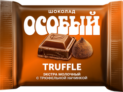 Изображение товара Шоколад Ф.КРУПСКОЙ Экстрамолочный Особый с трюфельной начинкой, 82г