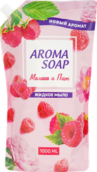 Изображение товара Жидкое мыло AROMA SOAP Малина и пион, 1000мл