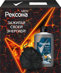 Изображение товара Набор РЕКСОНА Men Активный уголь, 490мл