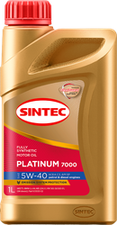 Изображение товара Масло моторное SINTEC Platinum 7000 5W-40 C3 SP, 1л