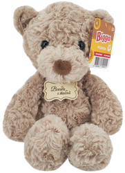 Изображение товара Игрушка мягкая BIGGA Медведь, кремовый, 30см, Арт. CW25A-055A-25CM