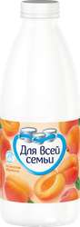 Изображение товара Напиток кисломолочный ДЛЯ ВСЕЙ СЕМЬИ Абрикос 1%, без змж, 930г