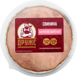 Изображение товара Свинина копчено-вареная ДРУЖЕ, 300г