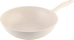 Изображение товара Сковорода-вок HOPPS Classy Taste литая 28см, с антипригарным покрытием, индукция, Арт. HOP-28WK