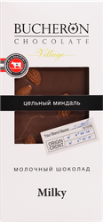 Изображение товара Шоколад молочный BUCHERON Village с цельным миндалем, 85г