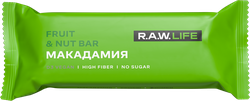 Изображение товара Батончик фруктово-ореховый R.A.W.LIFE Макадамия, 47г