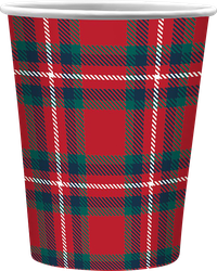 Изображение товара Стаканы бумажные НД ПЛЭЙ Красная клетка 250мл, 6шт
