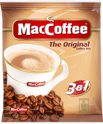 Изображение товара Напиток кофейный растворимый MACCOFFEE Original 3в1, 25пак