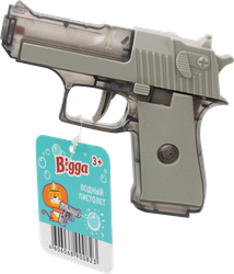 Изображение товара Детский водный пистолет BIGGA 12,5см для активных игр и развлечений