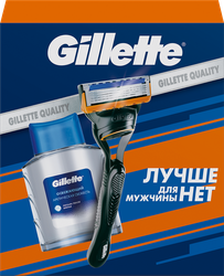 Изображение товара Набор подарочный GILLETTE Бритва Fusion c 1 сменной кассетой+Лосьон Освежающий, 50мл
