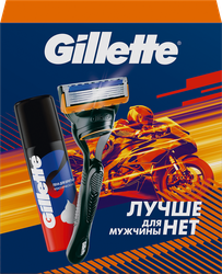 Изображение товара Набор подарочный GILLETTE Бритва Fusion с 1 сменной кассетой+Пена Классическая, 50мл