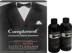 Изображение товара Набор косметический COMPLIMENT Men New boss Шампунь, 250мл+Гель для душа, 250мл