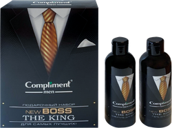 Изображение товара Набор косметический COMPLIMENT Men New Boss The King Шампунь, 250мл+Гель для душа, 250мл