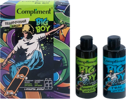Изображение товара Набор косметический COMPLIMENT Big boy Шампунь для волос, 200мл+Гель для душа, 200мл