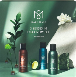 Изображение товара Набор подарочный MAKE SENSE Make Sense Мусс для душа, 3x95мл
