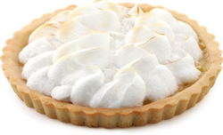 Изображение товара Пирог ЛА КРЕМ Лимонный тарт с итальянской меренгой, 600г