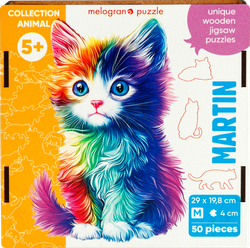 Изображение товара Деревянный пазл для детей MELOGRANO PUZZLE логическая головоломка развивающая игра