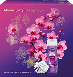 Изображение товара Набор подарочный DURU Гель для душа LUX Орхидея+Мочалка