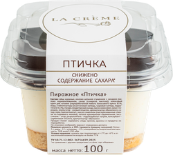 Изображение товара Пирожное ЛА КРЕМ Птичка, 110г