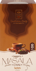 Изображение товара Чай растворимый INDIAN CUP Джаггери Масала, 8пак