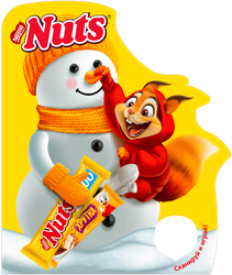 Изображение товара Подарок новогодний NUTS Снеговик, 441,9г