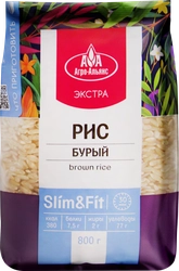 Рис бурый АГРО-АЛЬЯНС Экстра Slim&Fit, нешлифованный, 1-й сорт, 800г