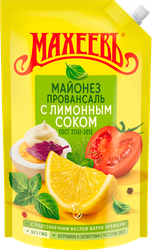 Изображение товара Майонез МАХЕЕВЪ Провансаль с лимонным соком 50,5%, 800мл