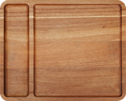 Изображение товара Доска сервировочная для стейка PLATINUM CHOICE Peru 30х25см, акация, Арт. WLG-2