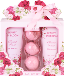 Изображение товара Набор подарочный: Гель для душа, 100мл+Лосьон для тела, 100мл+Физзер для ванны, 3шт