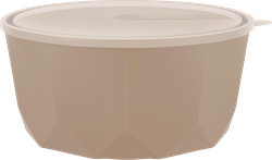 Изображение товара Салатник PLAST TEAM Stockholm, с крышкой, шоколадный мокко, 1.7л