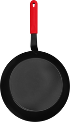 Изображение товара Сковорода для жарки PLATINUM CHOICE с прихваткой 30см, углеродистая сталь, Арт. 708910