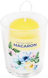 Изображение товара Свеча HOMECLUB Macaron, в стакане, 5х6,5см, Арт. LS-804