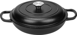 Изображение товара Сотейник PLATINUM CHOICE GF-LG2 с крышкой 26 см - чугун