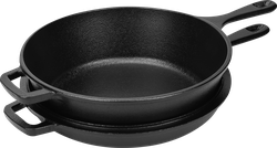 Изображение товара Набор чугунных сковород PLATINUM CHOICE 26 см со съемной ручкой