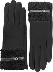 Изображение товара Перчатки демисезонные женские MIRO р. 7,5, черный, Арт. LK-01-6