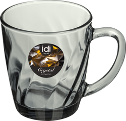 Изображение товара Кружка IDILAND Crystal, светло-серый, 350мл, Арт. 50324-08