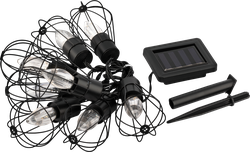 Изображение товара Гирлянда садовая на солнечной батарее GIARDINO CLUB Модерн, 2м 8 LED, Арт. 1452004