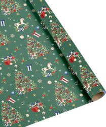 Изображение товара Бумага упаковочная декоративная CITY HOME TRADE New Years Joy, 80г, 70х100см