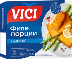 Изображение товара Порции филе VICI в панировке, 300г
