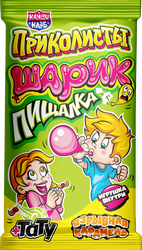 Изображение товара Карамель взрывная КАНДИ КЛАБ Приколисты Шарик-пищалка, 1г